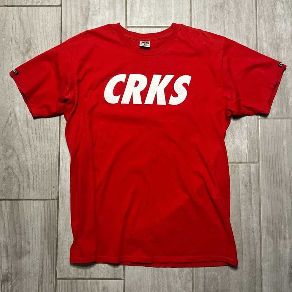 Crooks and castles shirt red size large - image 1