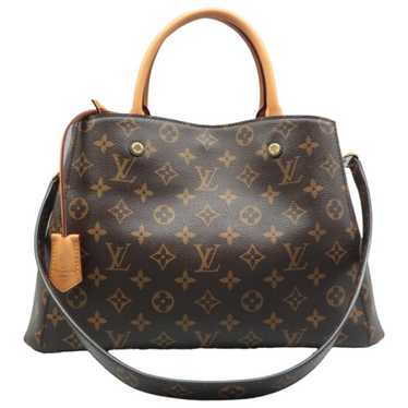 Louis Vuitton Montaigne leather satchel