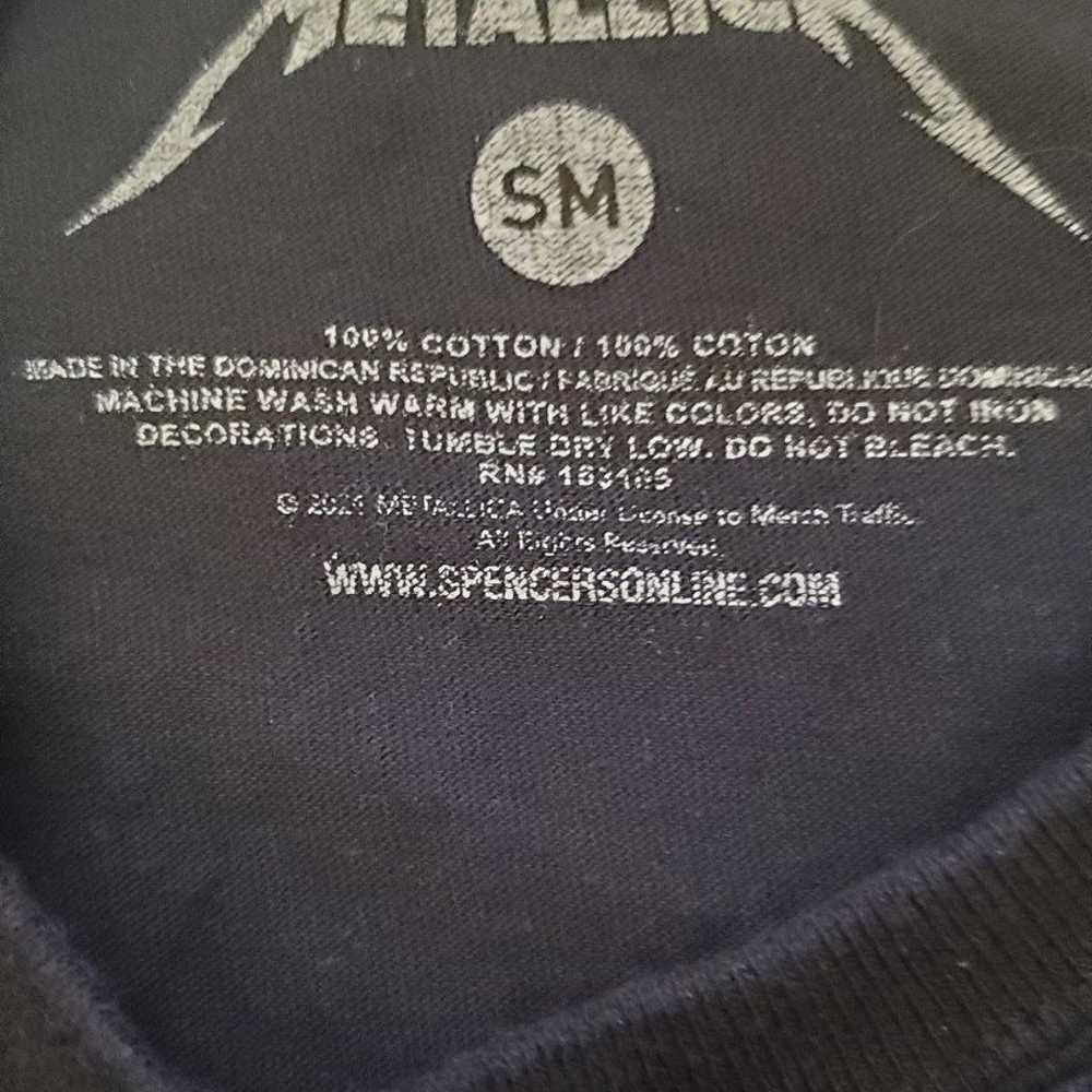 Vintage Metallica Master of Puppets T shirt Small - image 4