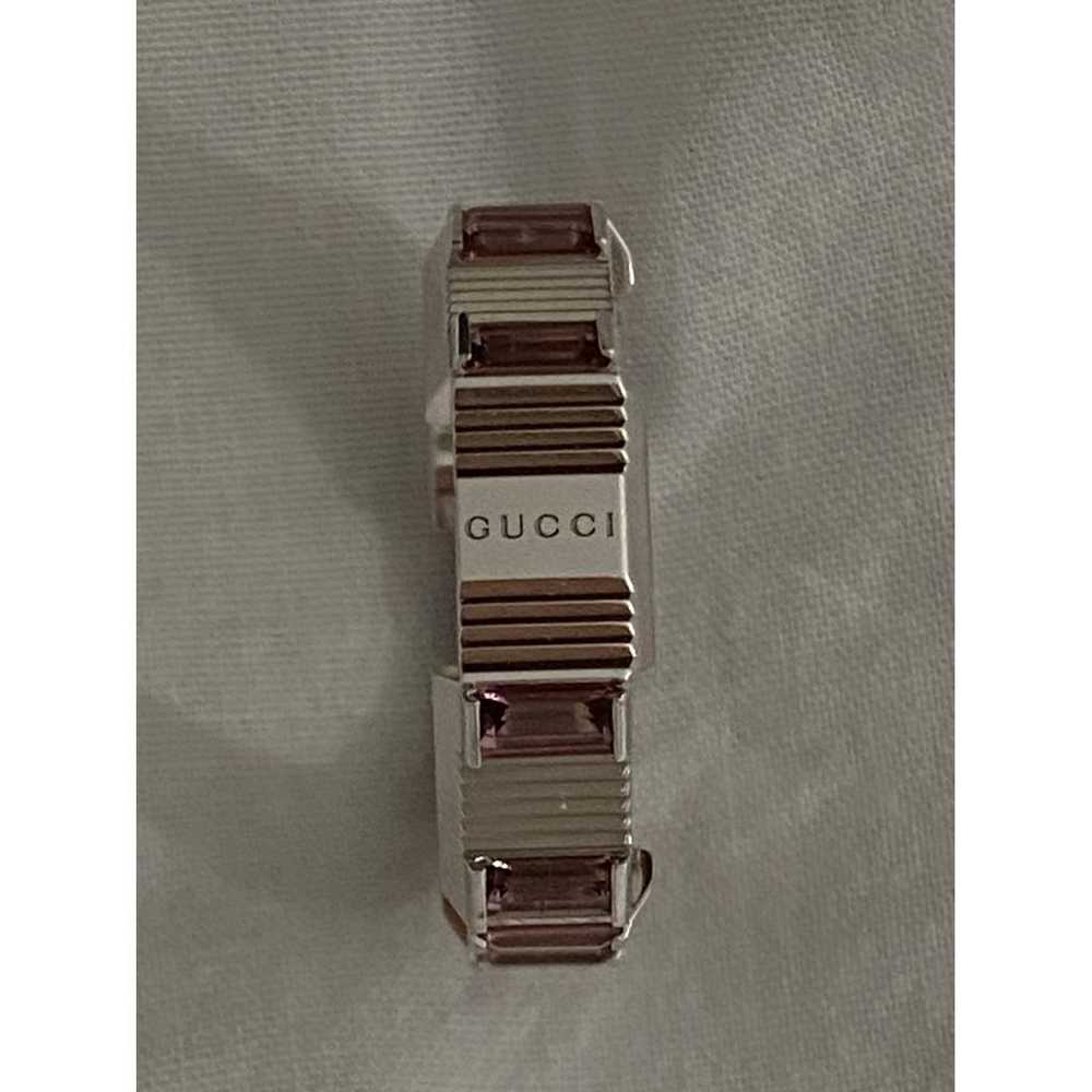 Gucci Gucci Link To Love white gold ring - image 2