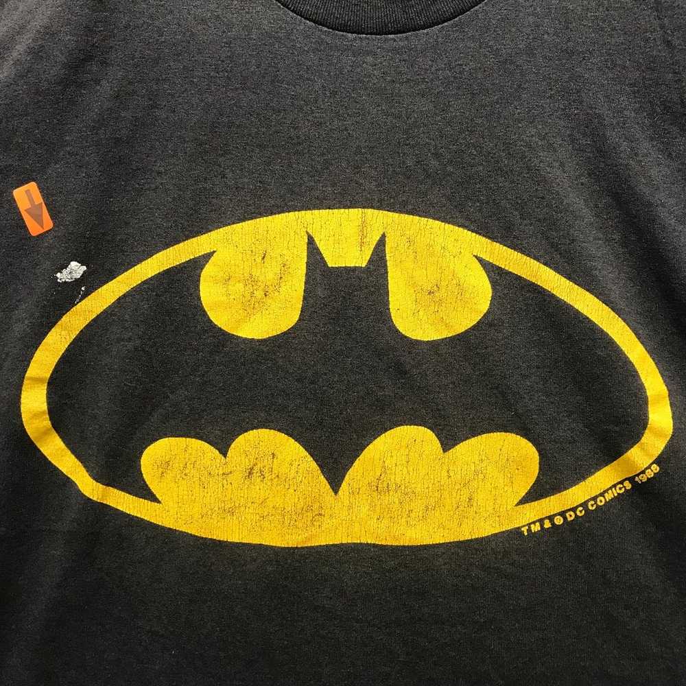 Vintage 1988 Batman T-Shirt Men's Large Short Sle… - image 4