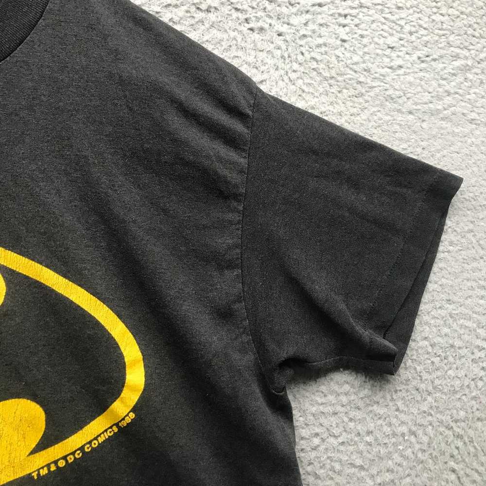 Vintage 1988 Batman T-Shirt Men's Large Short Sle… - image 5