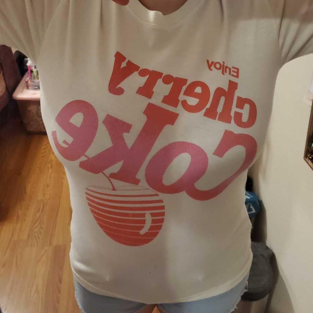 Women's Size SM Cherry Coke (Coca Cola) Shirt - image 1