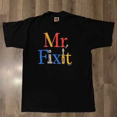 Vintage 90s Single Stitch Mr. Fix It Dad Tool T s… - image 1