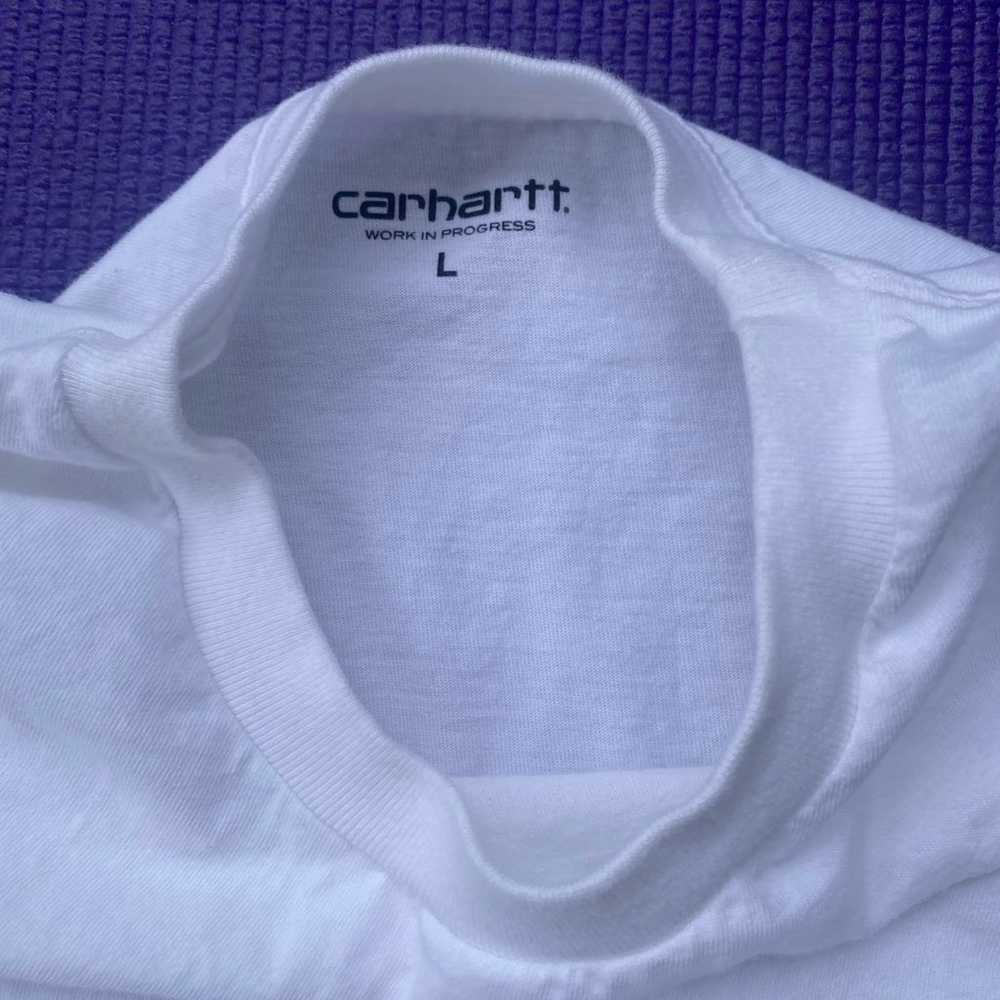 CARHARTT Work in Progress Long Sleeve Shirt white… - image 3