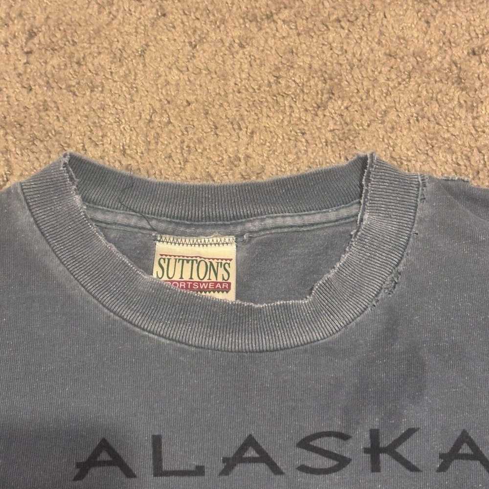 Vintage Sutton’s Sportswear Alaska Nature Wolf Pa… - image 4