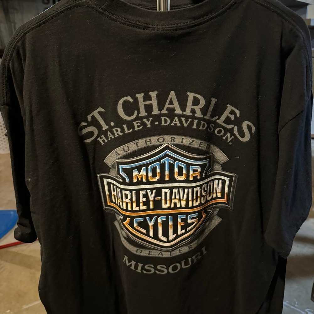 Size 2XL Warner Brothers Harley Davidson Shirt - image 6