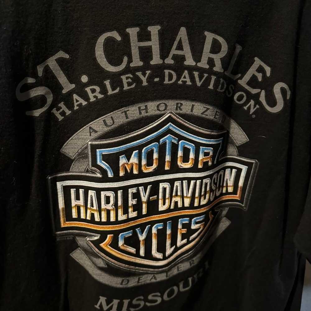 Size 2XL Warner Brothers Harley Davidson Shirt - image 7