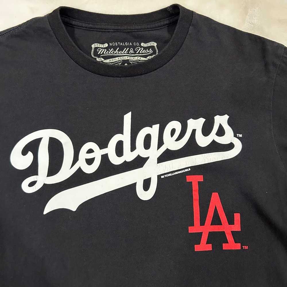 Vintage Mitchell & Ness Los Angeles Dodgers T Shi… - image 2