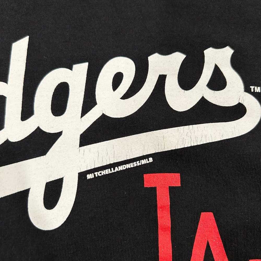Vintage Mitchell & Ness Los Angeles Dodgers T Shi… - image 4