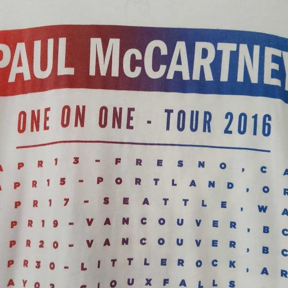 T-Shirt Paul McCartney One On One Tour 2016 US & … - image 4