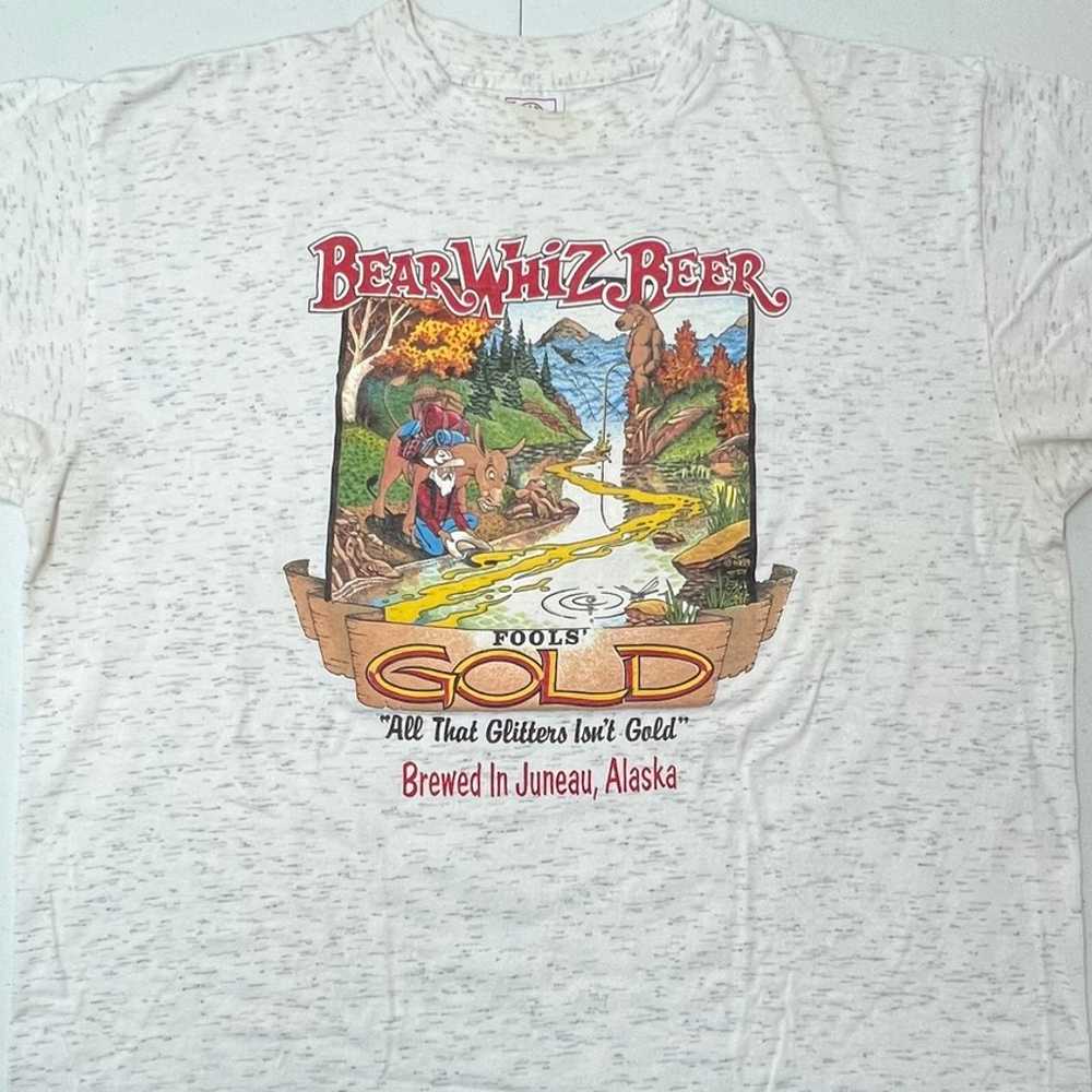 Vintage 1988 Bear Whiz Beer Fools Gold Single Sti… - image 5