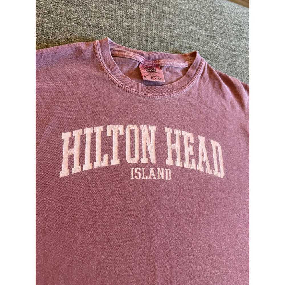 Comfort Colors Heathered Red Hilton Head Island S… - image 2