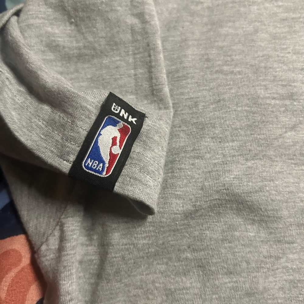 NBA UNK Gray/blag T-Shirt Basketball Logo X-Large - image 7