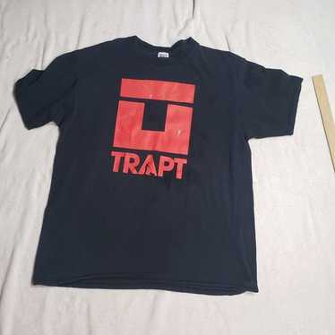 Vintage 2002 Trapt Rock Band T Shirt XL Black Anvi