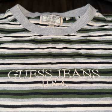 Vintages 90s Striped Guess Jeans shirt size Large - image 1