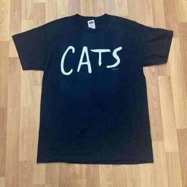 Fruit of the Loom 1981 Broadway T Shirt Cats Blac… - image 1