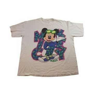 Vintage 90s Mickey Mouse Maui Tee T-Shirt Pullove… - image 1