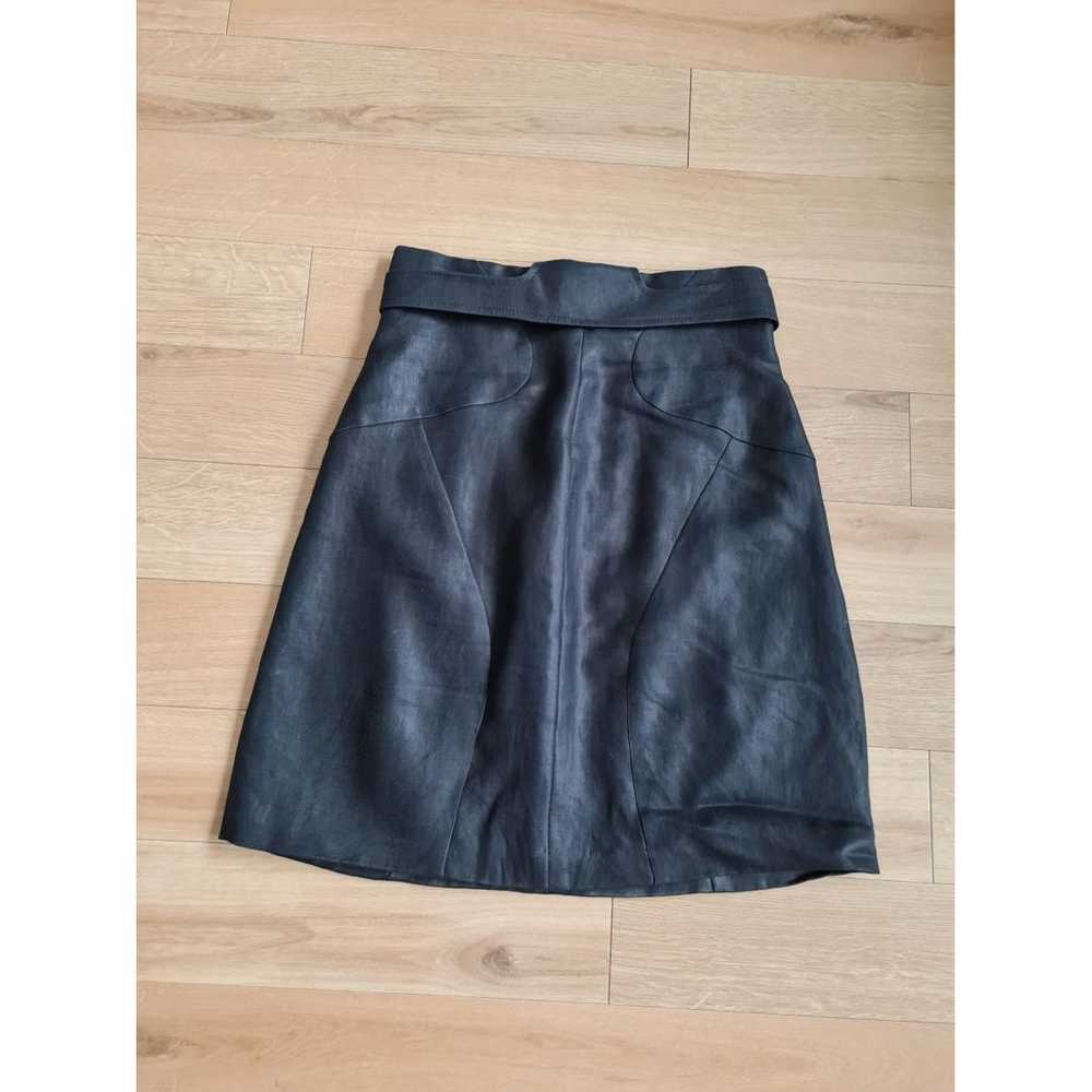 Versace Linen mid-length skirt - image 6