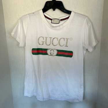 Gucci White T-Shirt Size L - image 1