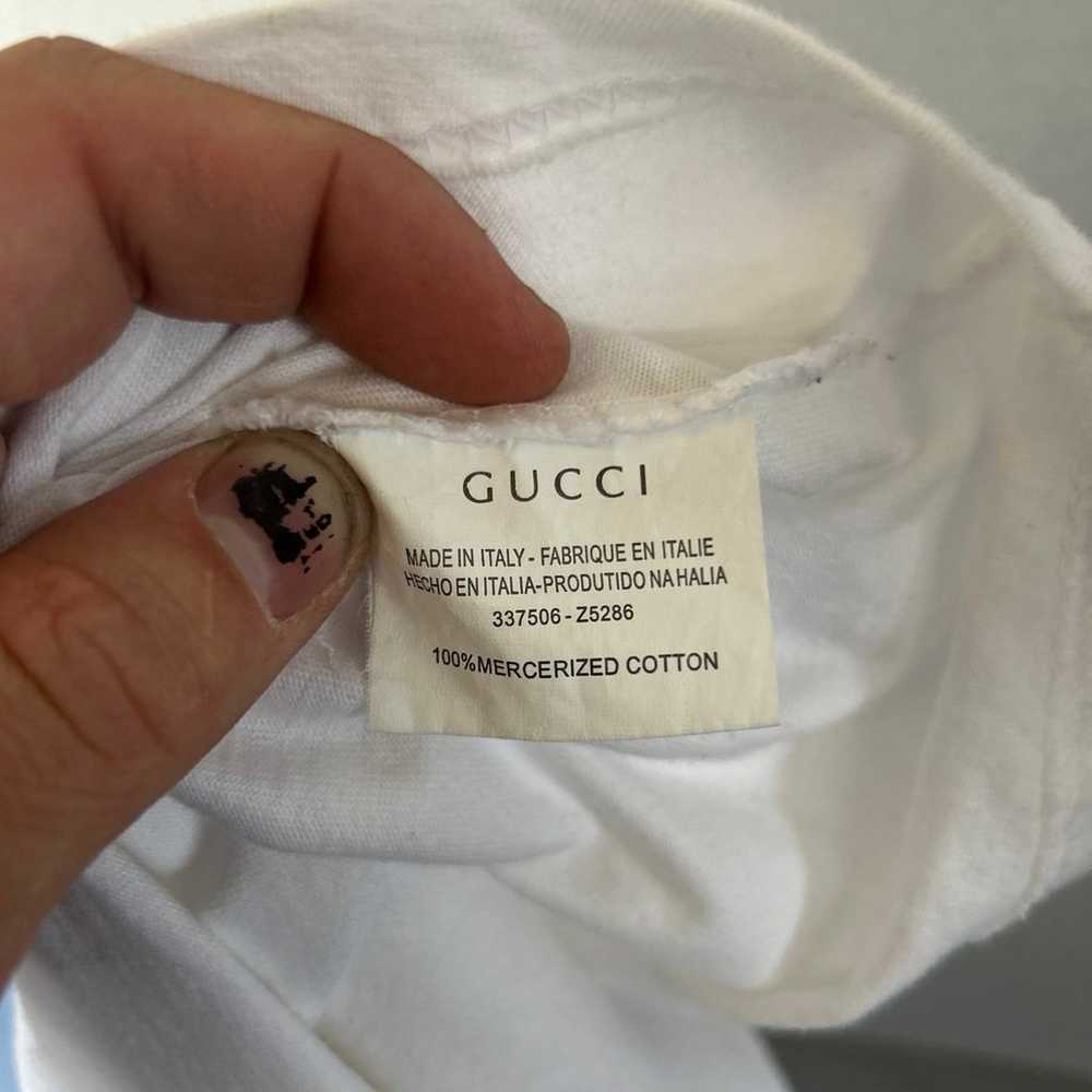 Gucci White T-Shirt Size L - image 4
