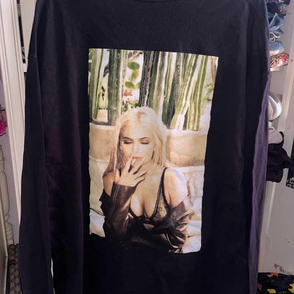 Kylie Jenner Black Long-Sleeve Shirt (Size:2XL) - image 1