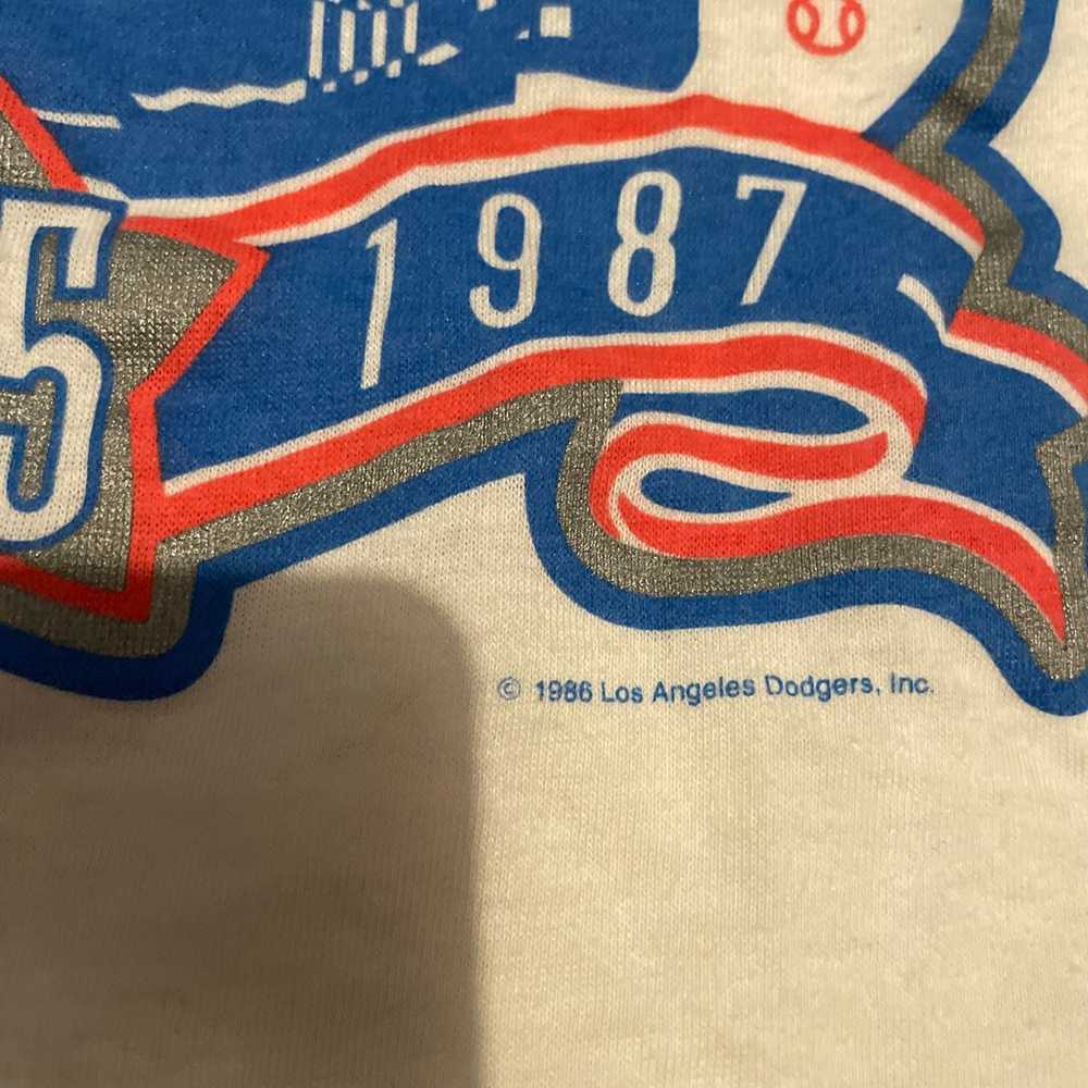 80s VINTAGE LOS ANGELES L.A. DODGERS T-SHIRT MEN … - image 3
