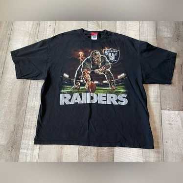 NFL Raiders Vintage Short Sleeve Graphic T-Shirt