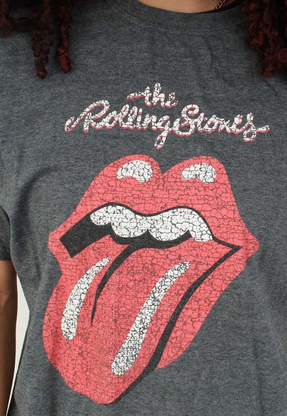 "Vintage the rolling stones grey graphic t shirt - image 2