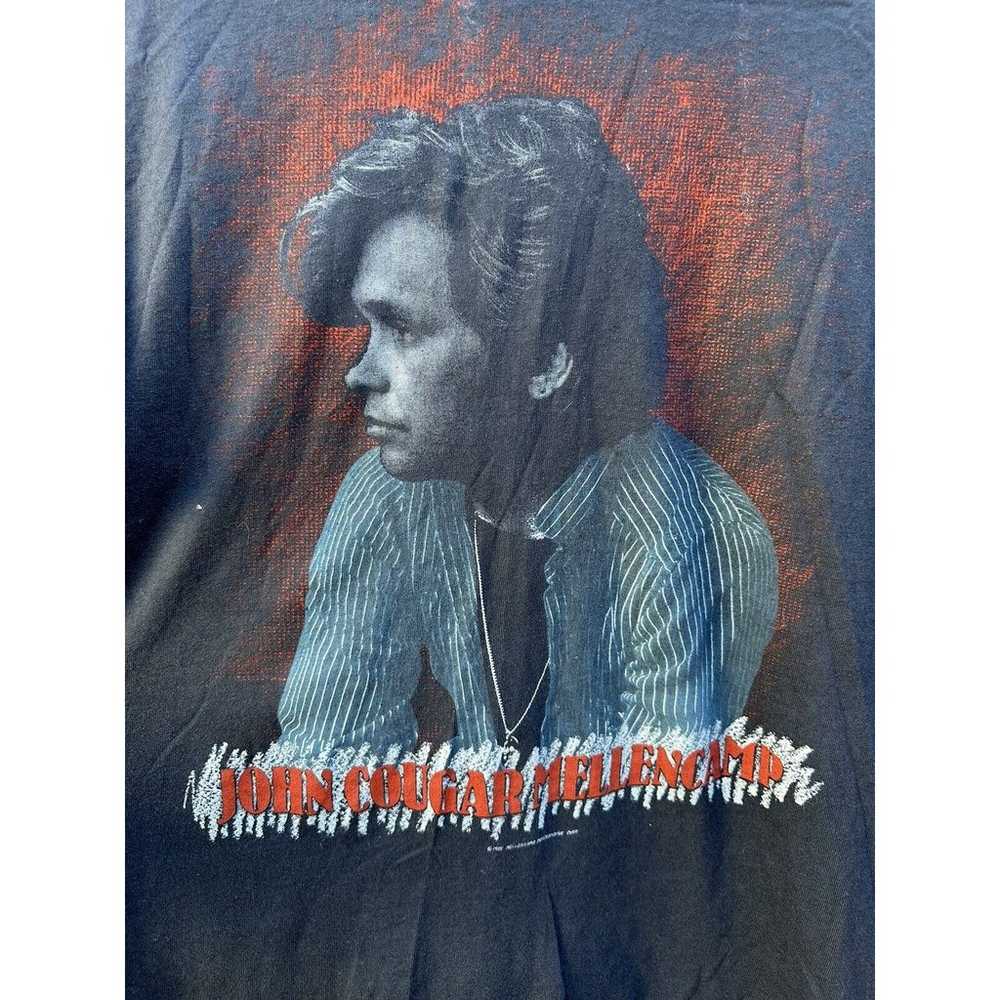 Vintage 80s John Cougar Mellencamp T-shirt Scarec… - image 2