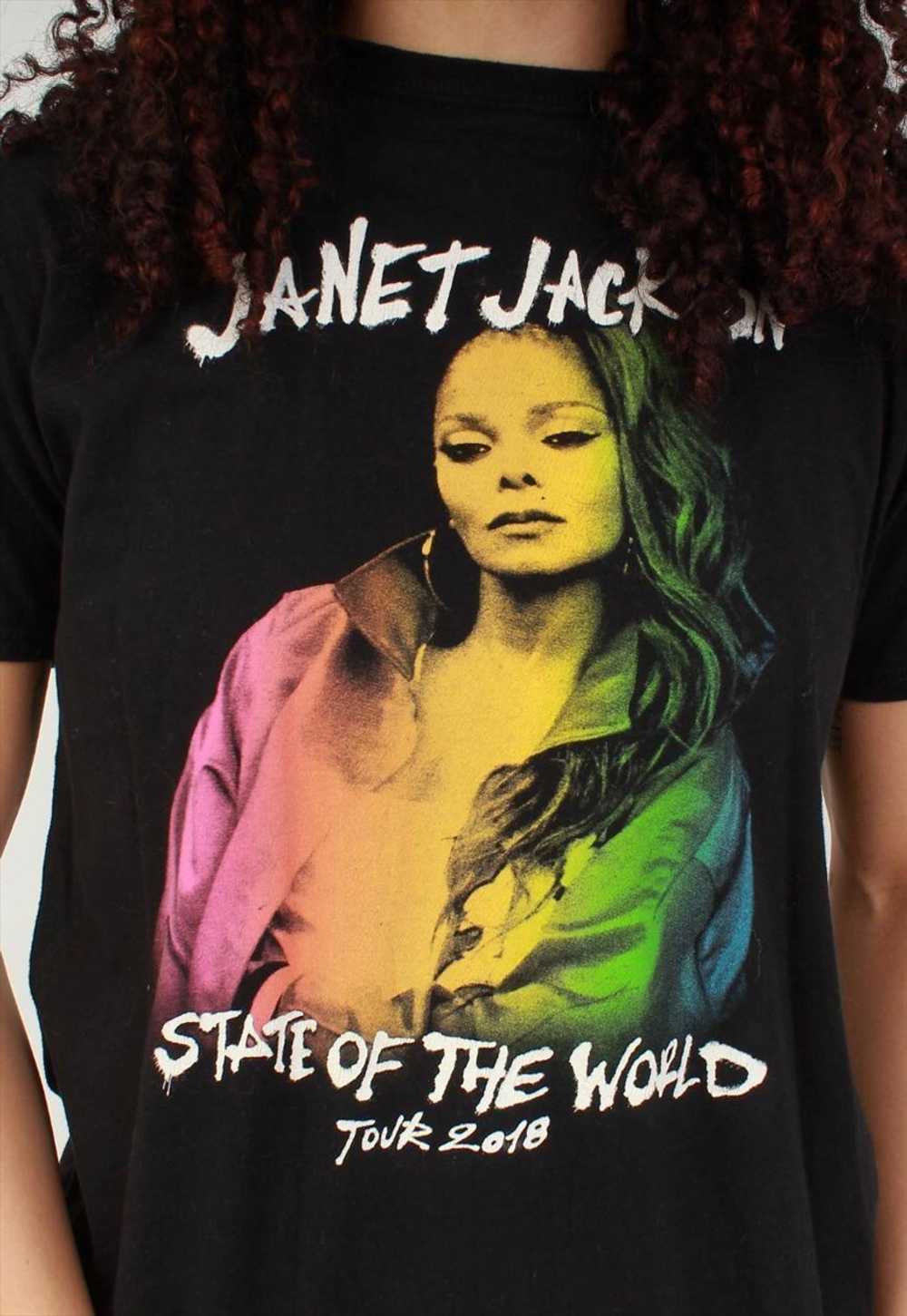Vintage Janet Jackson 2018 state of the world t s… - image 2