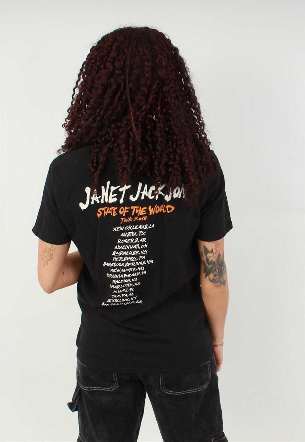 Vintage Janet Jackson 2018 state of the world t s… - image 3