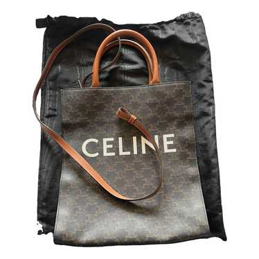 Celine Cabas Vertical leather tote