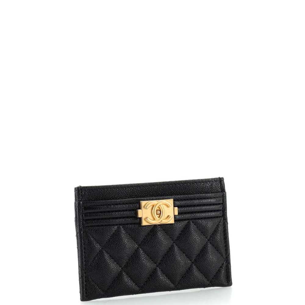 Chanel Leather card wallet - image 3