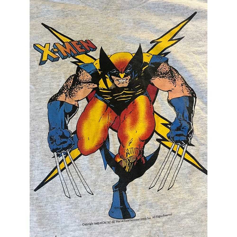 Vintage 90’s Marvel X-men Wolverine Single Stitch… - image 2