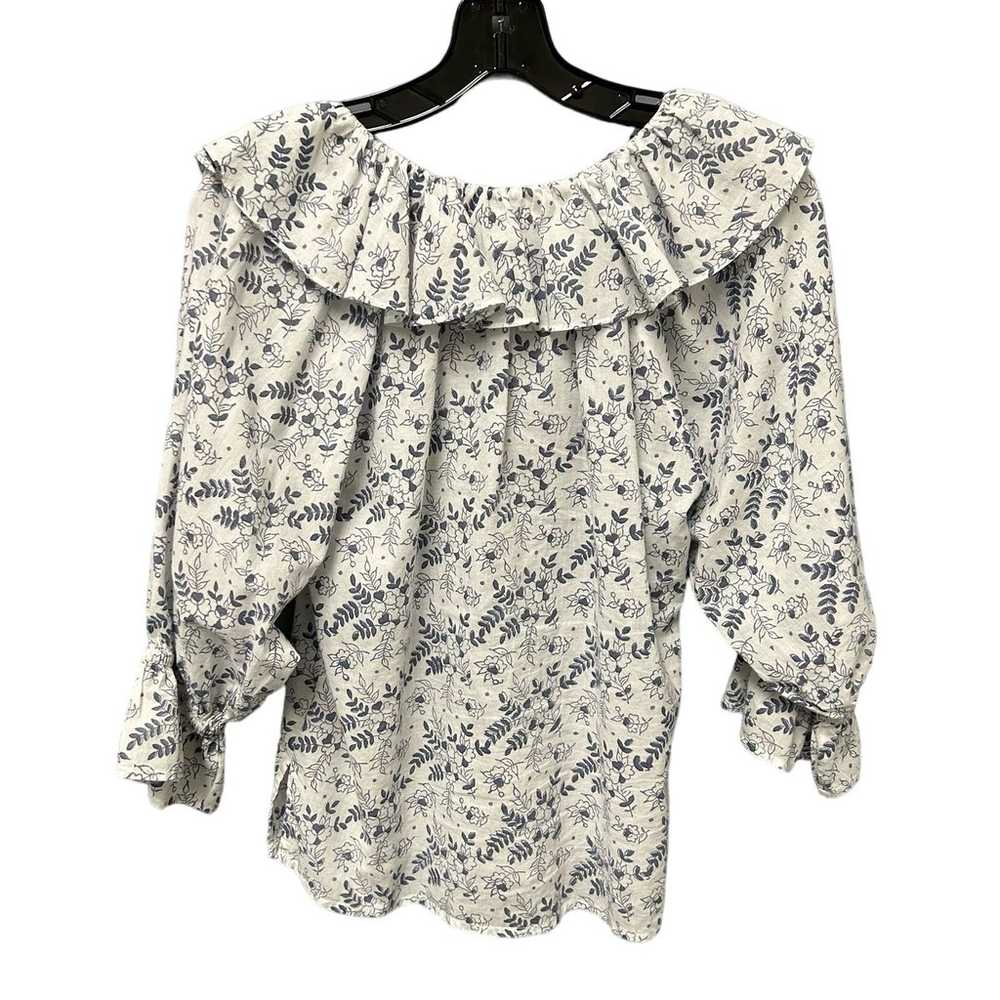 Cleobella Poppy Floral Ruffle Long Sleeve Top in … - image 5