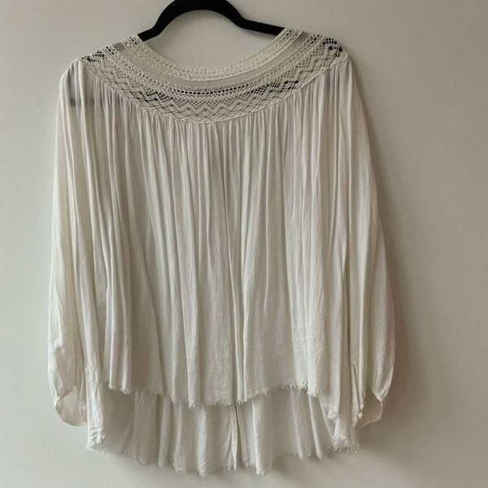 FP One by Free People Womens Blouse Button Down L… - image 2
