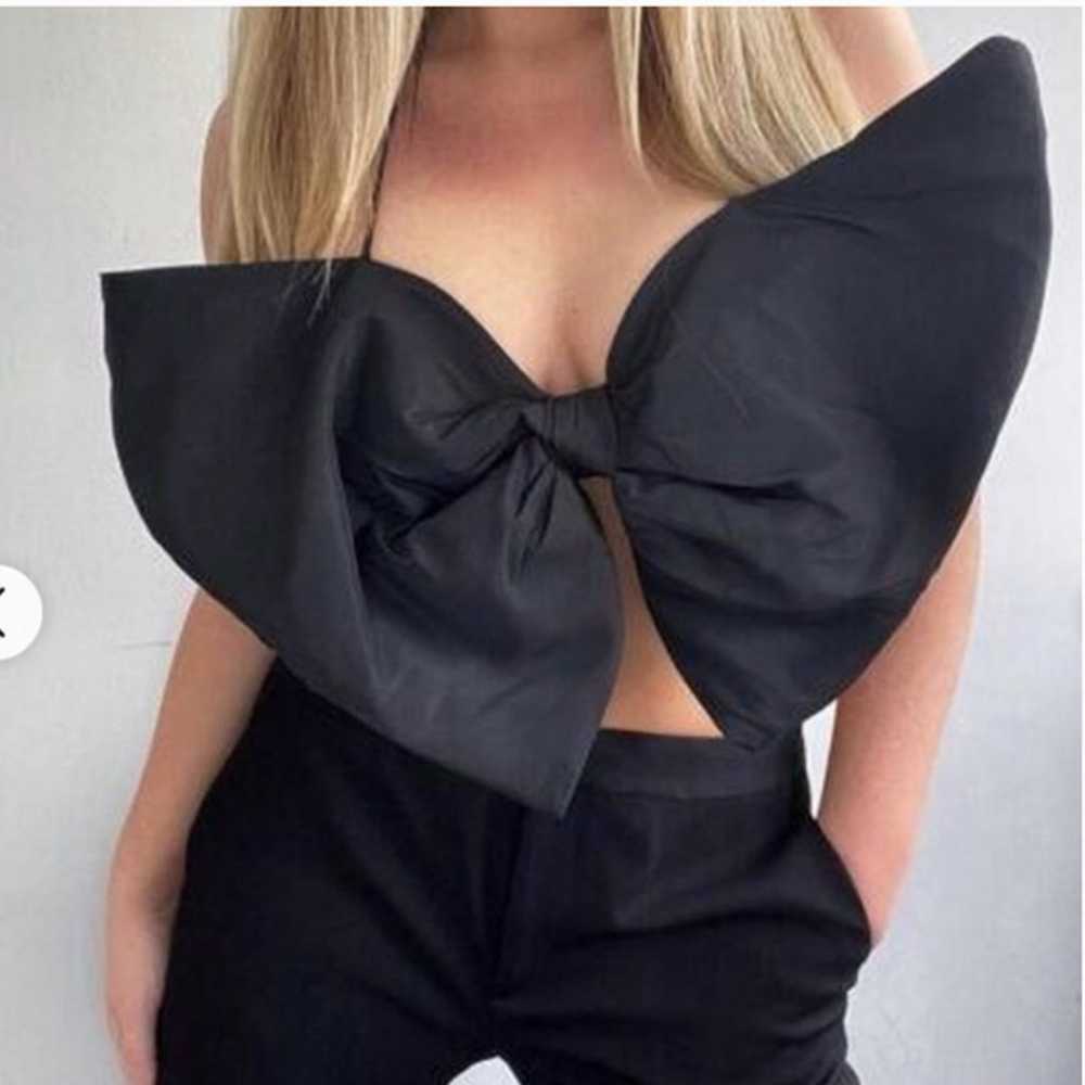 Zara Bow Bandeau Crop Top size Small - image 11