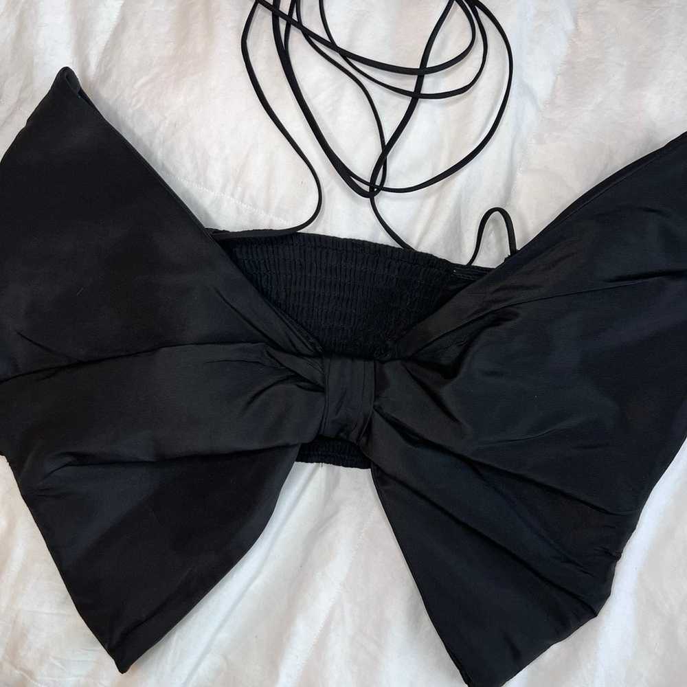 Zara Bow Bandeau Crop Top size Small - image 2