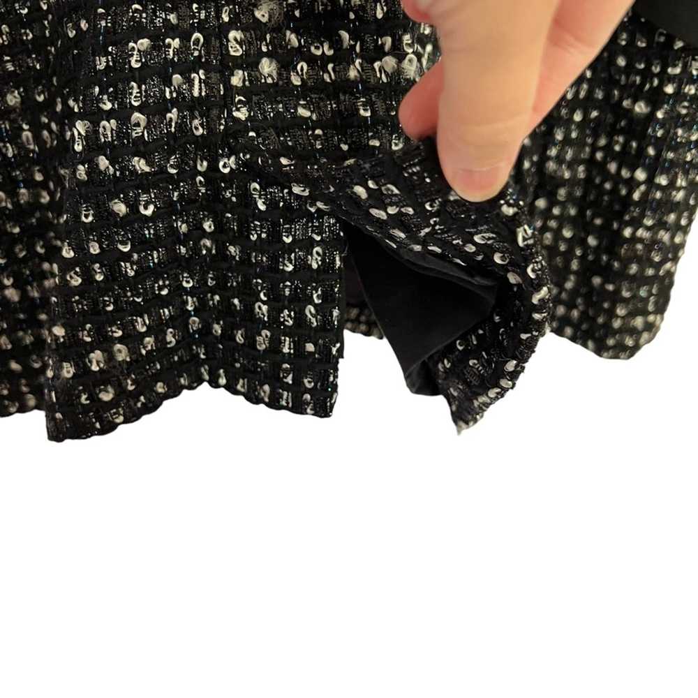 Prabal Gurung Tweed Blazer Black Wool Blend Size … - image 8