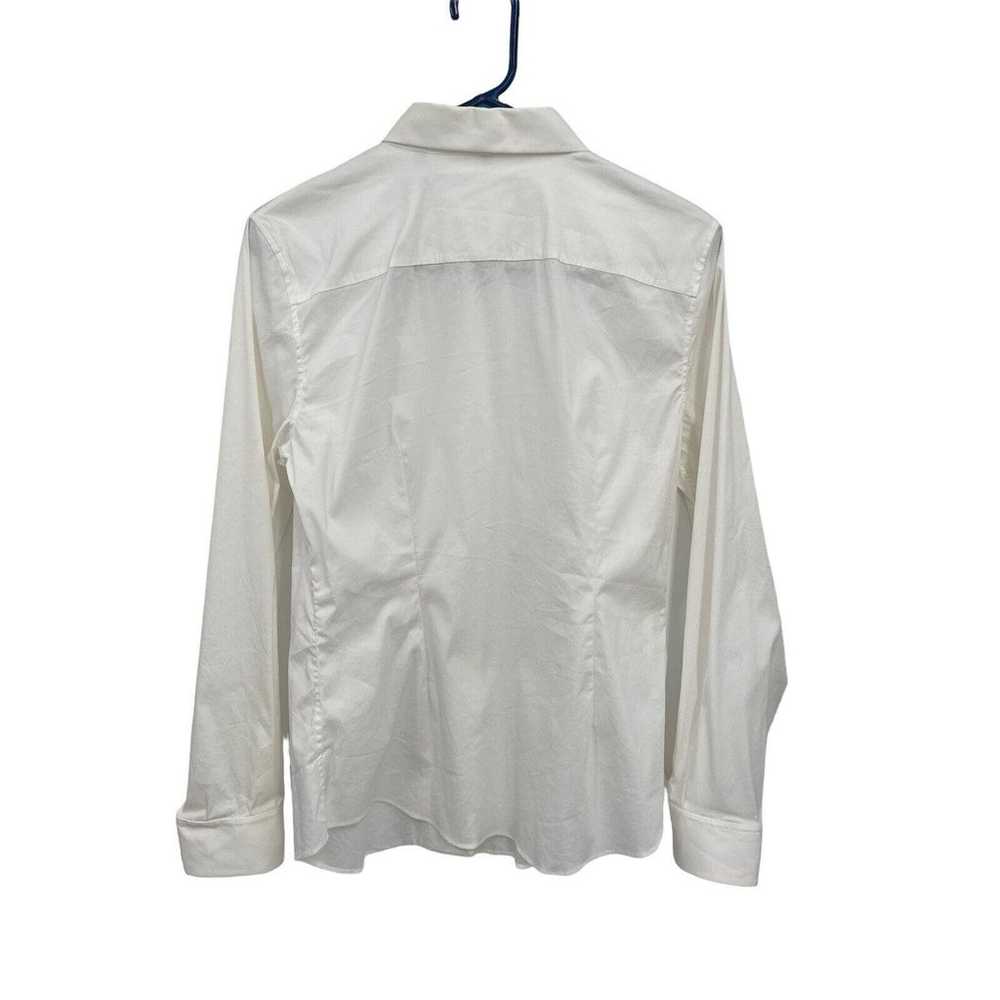 Theory Tenia Luxe Shirt Stretch Button Up Long Sl… - image 3