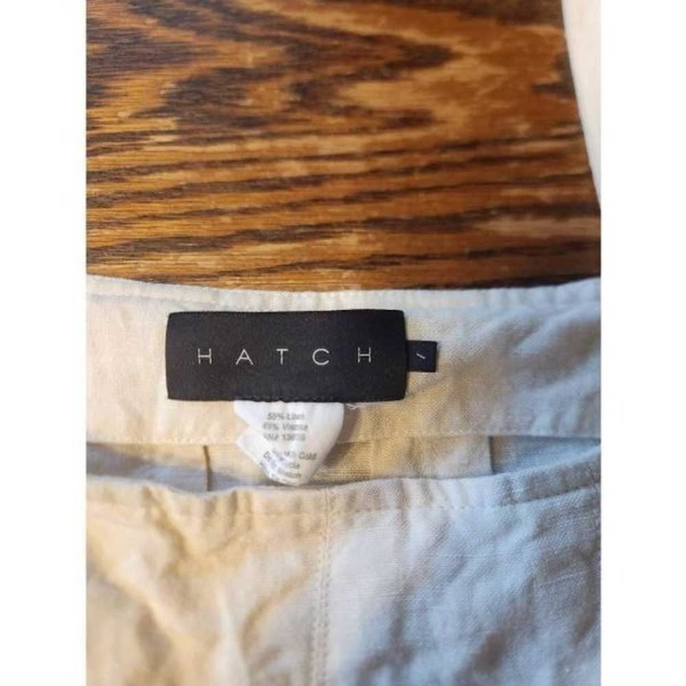 Hatch Maternity cream linen blend tank blouse sz … - image 2