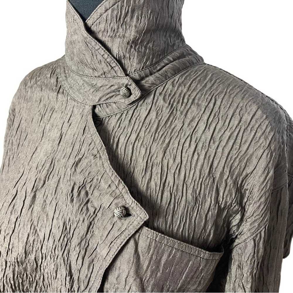 Silk Long Sleeve Asian-Inspired Boho Tunic, by Es… - image 3