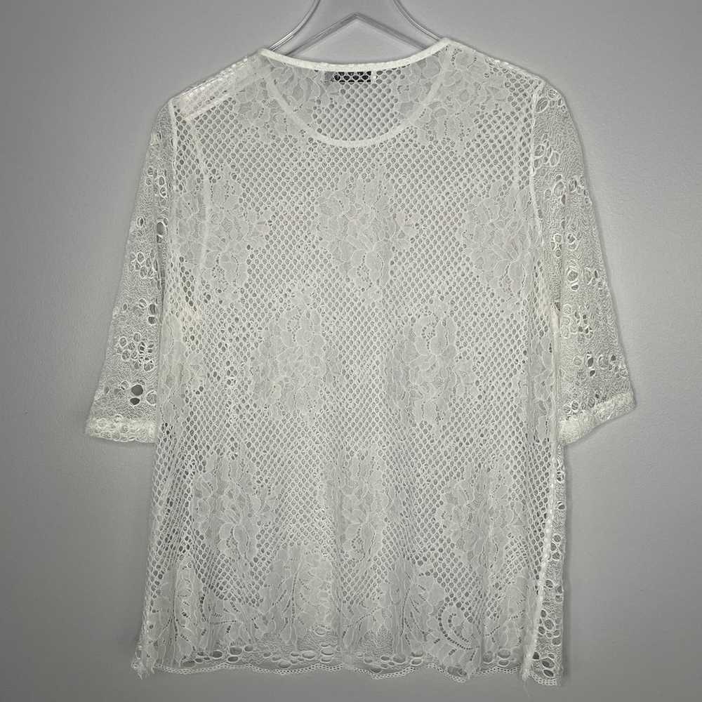 Roseanna Martial Laces Sheer Top Women Size 10 Ha… - image 8