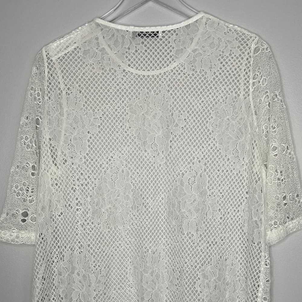 Roseanna Martial Laces Sheer Top Women Size 10 Ha… - image 9