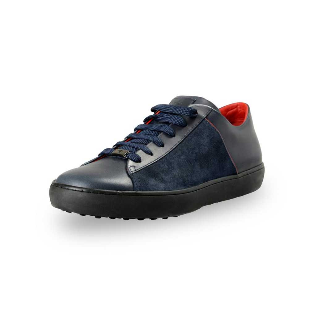 Tod's Leather low trainers - image 2