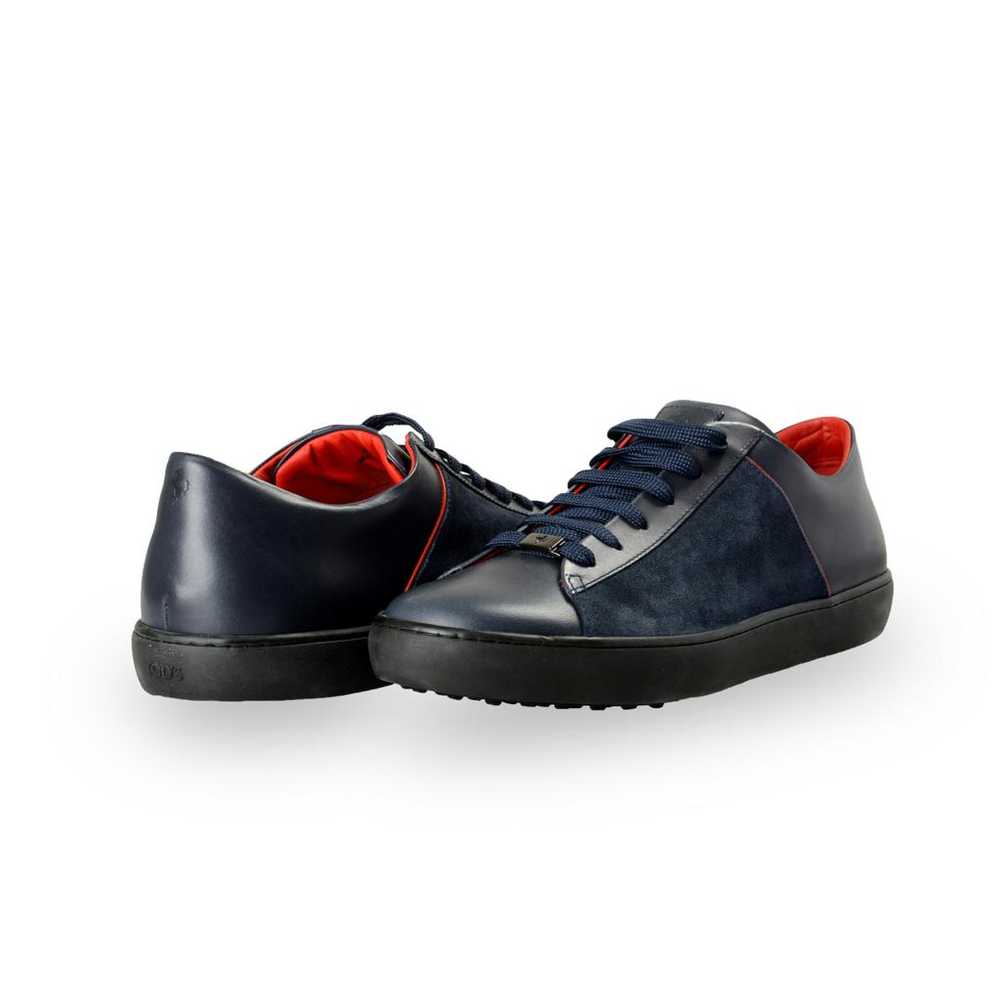 Tod's Leather low trainers - image 8