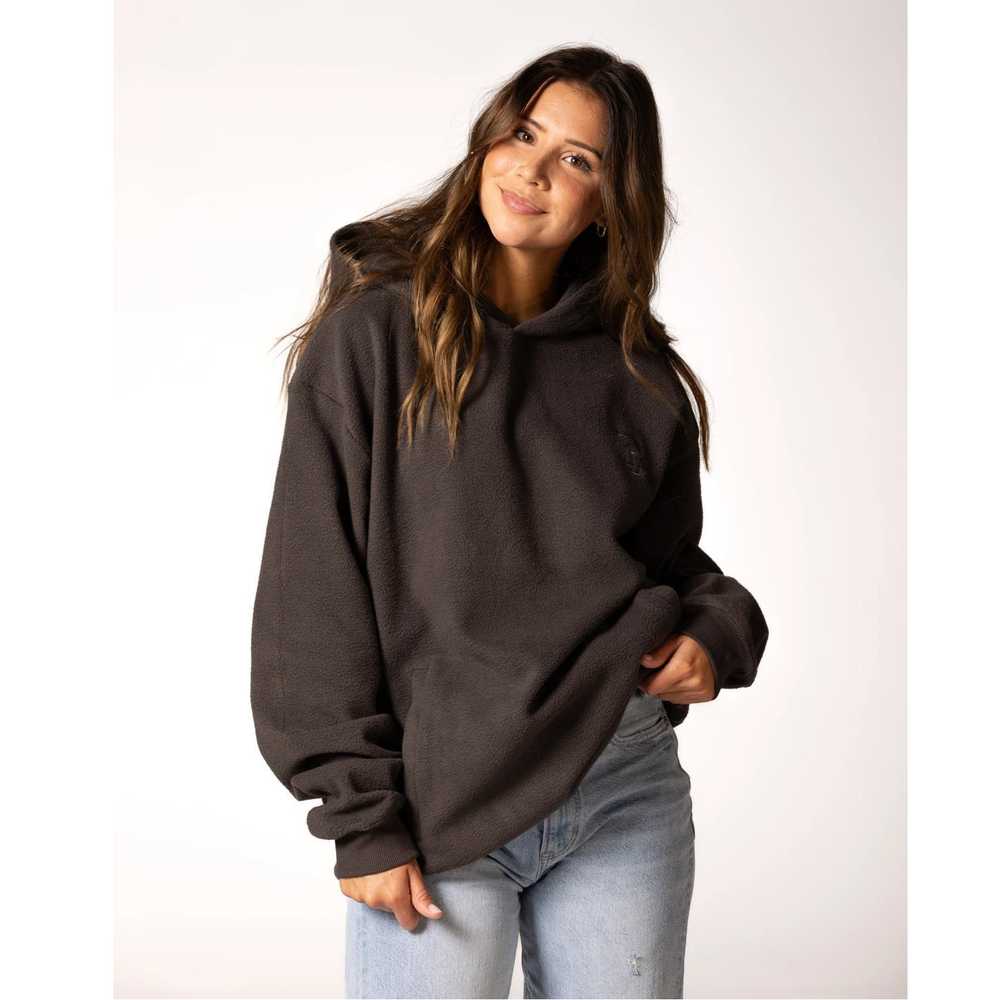 Lululemon Ptula Polar Fleece Hoodie in Slate Size… - image 1