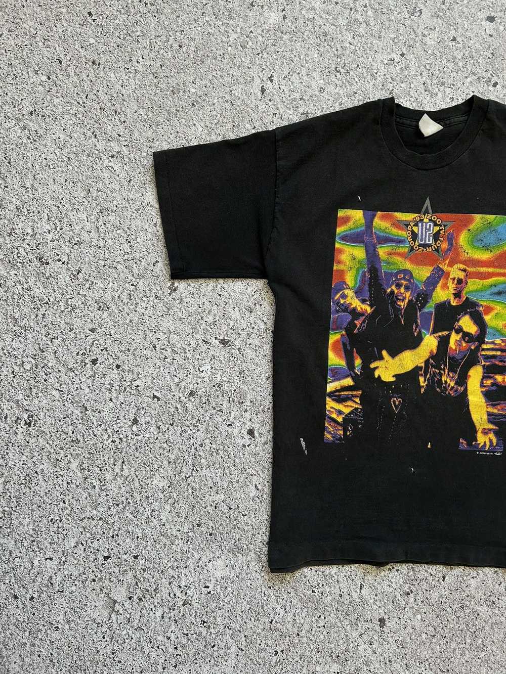 Band Tees × Rock T Shirt × Vintage Vintage U2 Zoo… - image 4