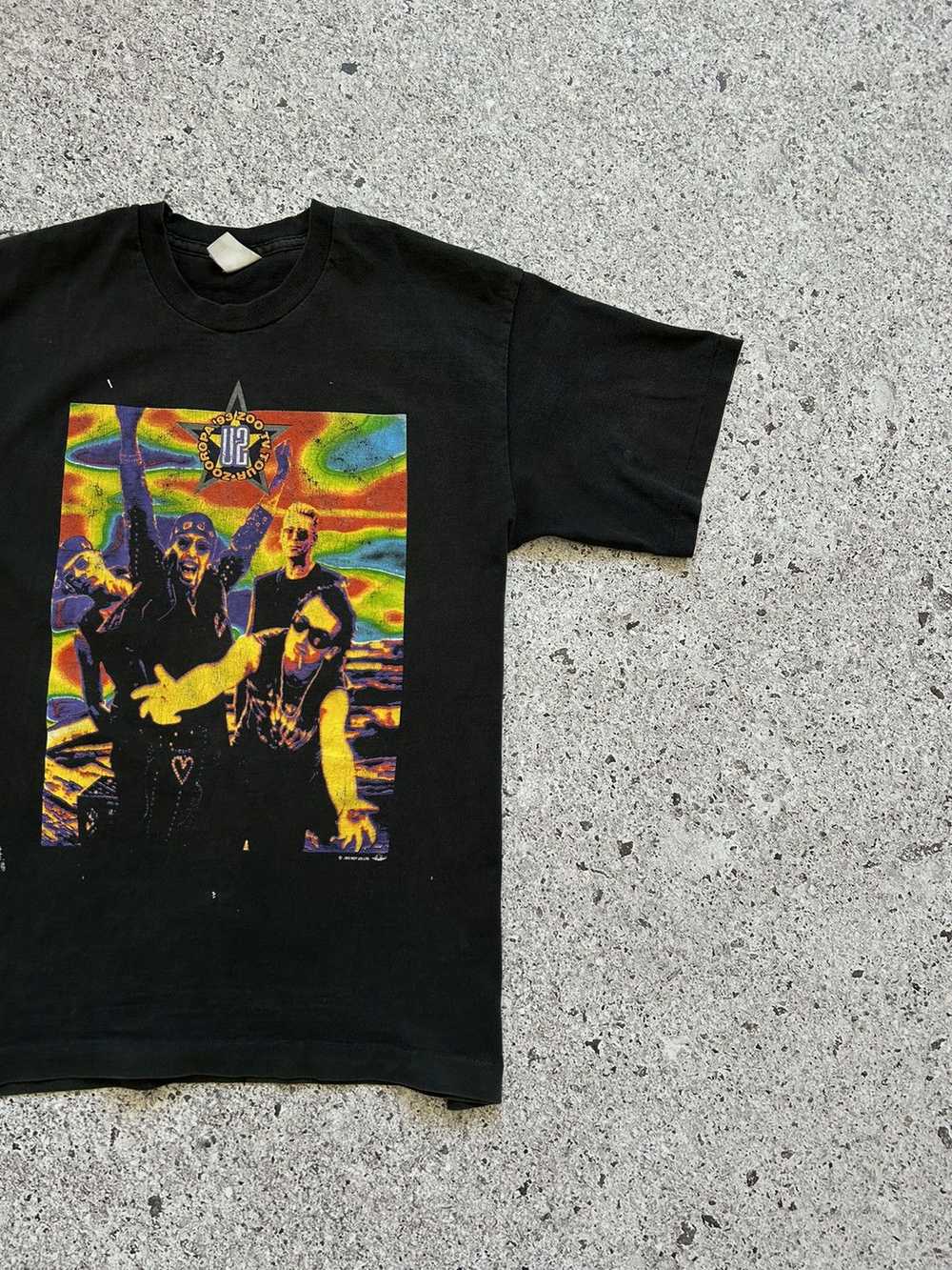 Band Tees × Rock T Shirt × Vintage Vintage U2 Zoo… - image 5